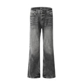 Loose Semi Creased Jeans